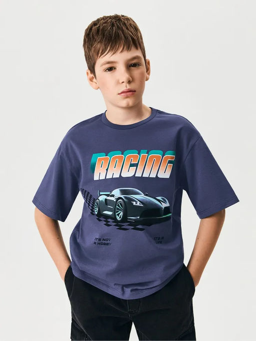 ACOOLA / Футболка детская для мальчиков Don индиго