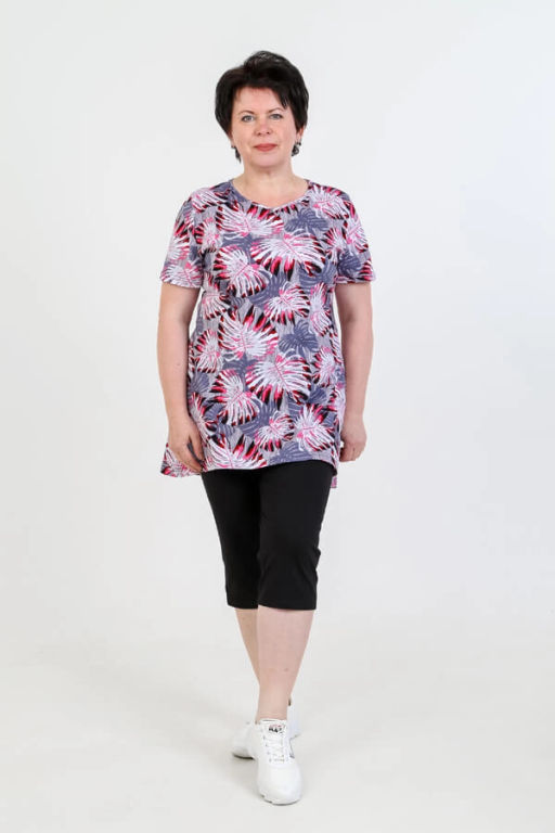 Костюм женский , цвет серый красный черный