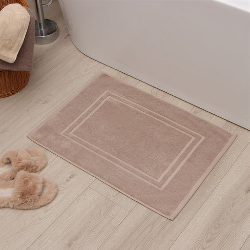 Коврик махровый «Этель» Classic, 50×70 см, хлопок 100%, бежевый