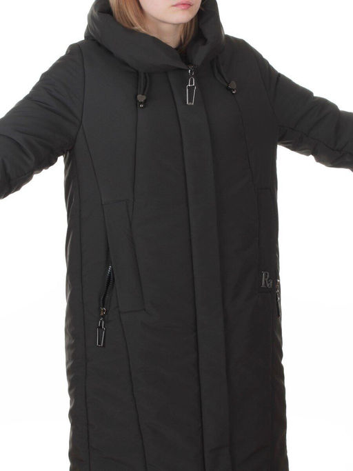 M-9098 DK. GREEN Пальто зимнее женское (верблюжья шерсть, 120 гр. холлофайбер)