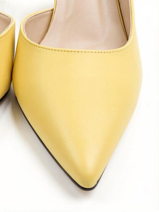 06-HDP1169-32 YELLOW Туфли женские (натуральная кожа)
