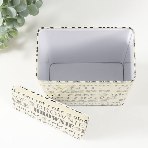 Набор шкатулок для хранения мелочей, украшений «Прямоугольная. Сладкая выпечка», 2 шт., металл