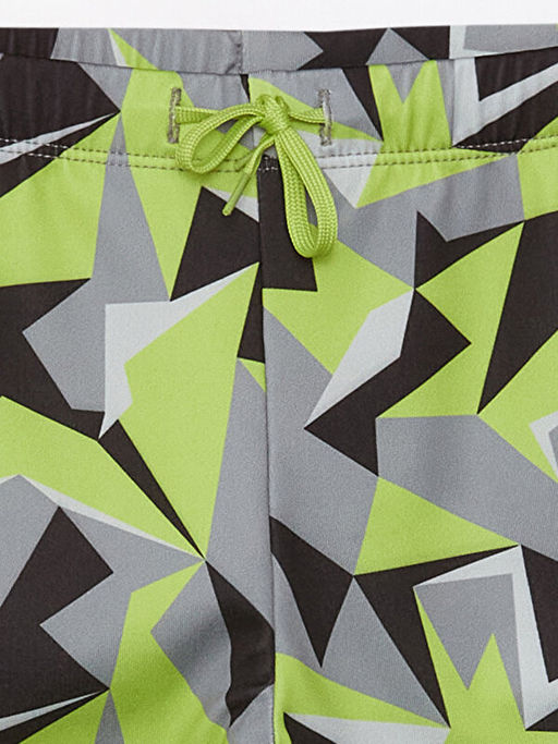 Bask?l? H?zl? Kuruyan Erkek ?ocuk Boxer Mayo - Waikiki фото 3