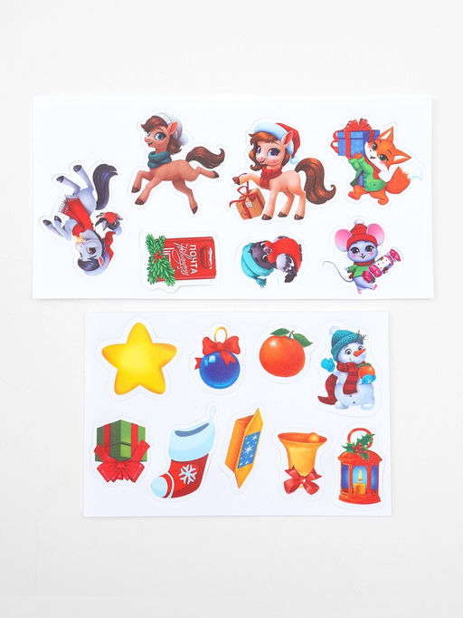 Игрушка развивающая новогодняя «Веселые липучки. Веселая лошадка»