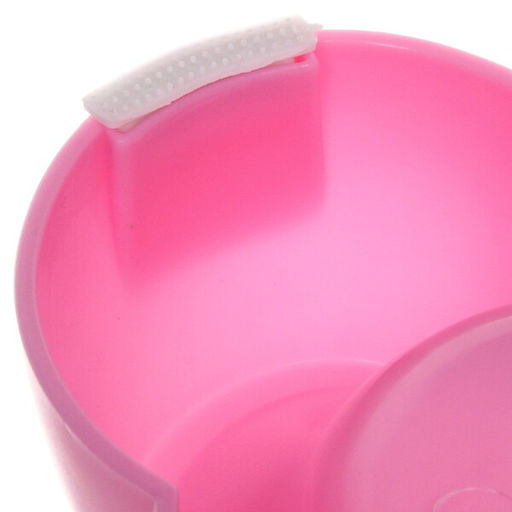 Цена за 3 шт. Миска пластиковая "Доги" 21,18,5*4,8см цвет розовый/700мл