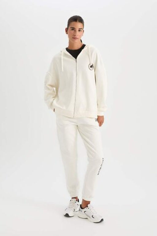 DeFactoFit NBA Boston Celtics кардиган оверсайз широкого кроя с капюшоном и принтом на спине из плотной ткани  фото 2