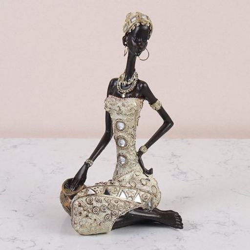 Статуэтка Африканка 10х19,5 см / 25189E /уп 24/ - Галеонтрейд фото 3