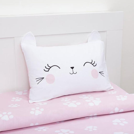 Постельное бельё Этель 1,5 сп Pink cat 143х215 см, 150х214 см, 50х70 см -1 шт, 100% хлопок, бязь  фото 2