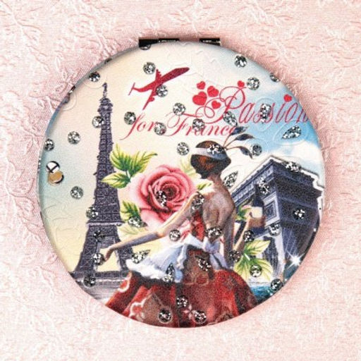 Зеркало карманное 7 см / GT357 /уп 50/300/ кожзам - Галеонтрейд фото 11