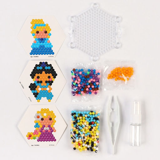 Мозаика 3 в 1 Принцессы, аквамозаика, термомозаика и мозаика из EVA, 4+