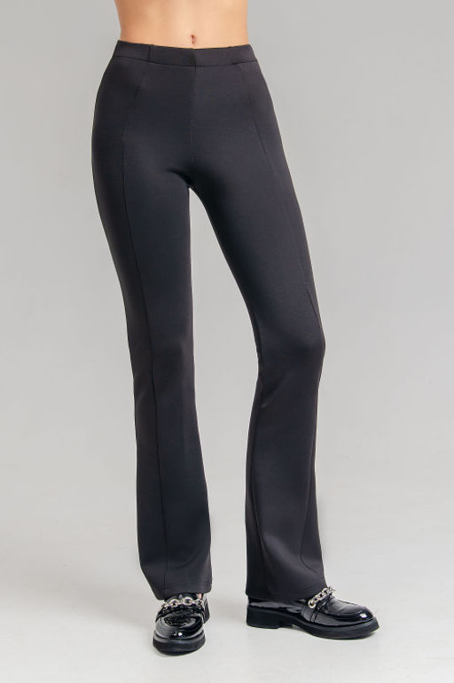 Арт.11812 Легинсы женские клеш 44-54 (6 шт) Цвет:черный