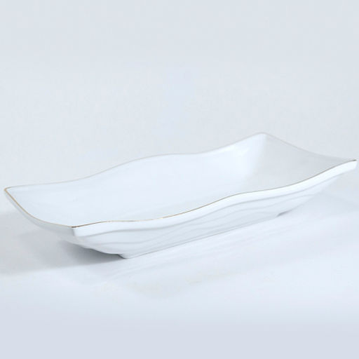 90006-111 Блюдо сервировочное для подачи керамика 28,5х13,5х4,5 LR (х14)