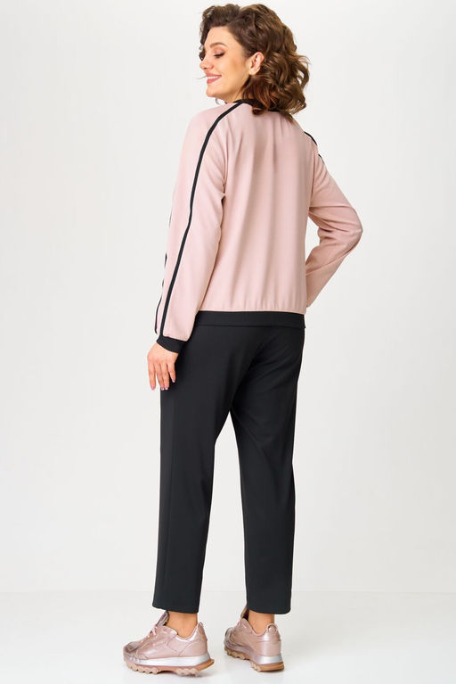 Костюм Aira Style 24217 Пудра+черный