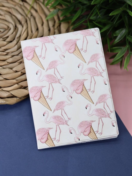 ОБЛОЖКА ДЛЯ ПАСПОРТА Flamingo Ice cream, плотность 600 мкм
