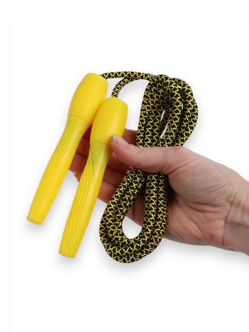 Скакалка спортивная, 2.6 м, регулируемая, цвет МИКС