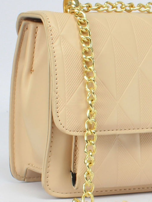 Сумка женская искусственная кожа Ch&K-7806, 2отд, плечевой ремень, бежевый SALE 259979 - Adelia фото 9