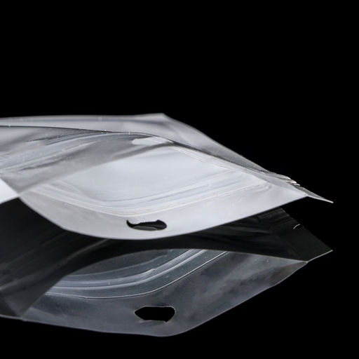 Цена за 50 шт. Пакет Zip-lock ПП, белый, со сплошным окном, плоский, еврослот 7×10 см