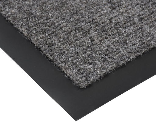 Коврик влаговпитывающий, ребристый TRIP 90*120 см "VORTEX", серый 24198