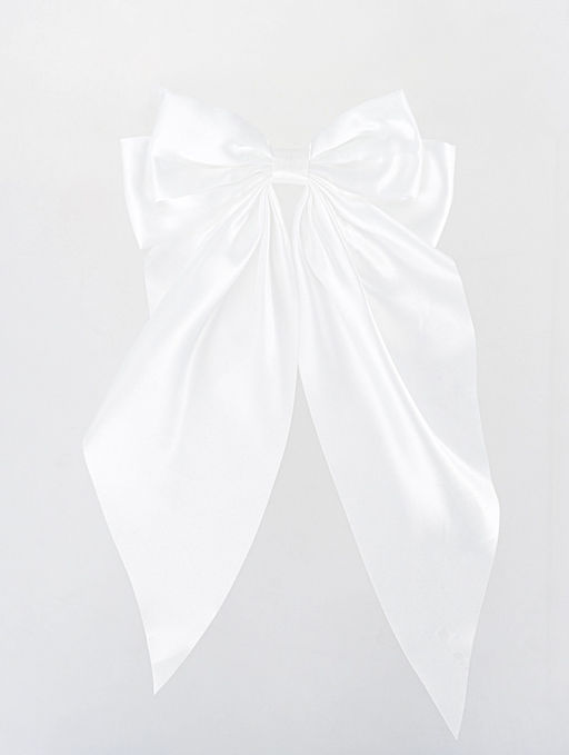 Цена за 2 шт. Заколка-автомат для волос "Абель" 35х19 см, белый