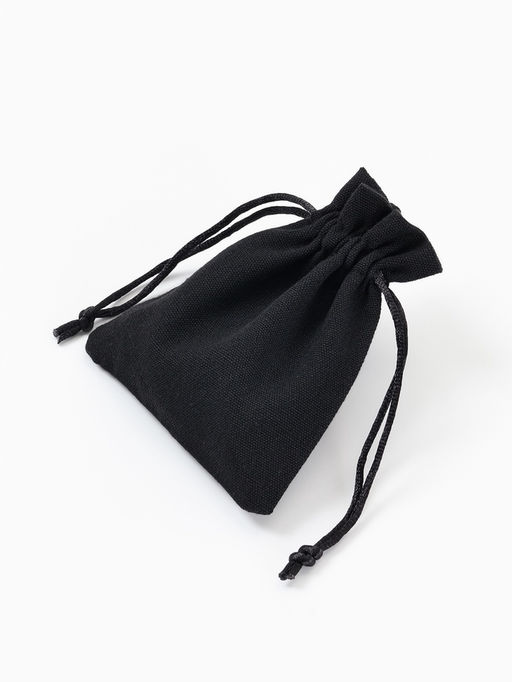 Набор мешочков подарочных 50 шт. «Хлопок», 10×12 см, чёрный