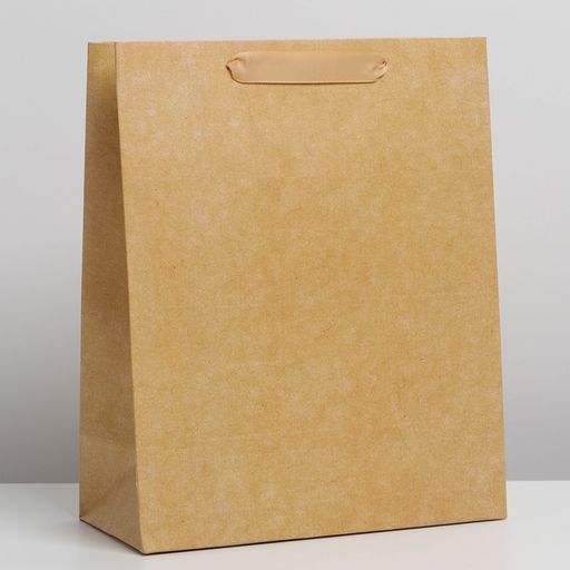 Пакет ламинированный Крафтовый, L 31 х 40 х 11.5 см - Дарите счастье фото 2