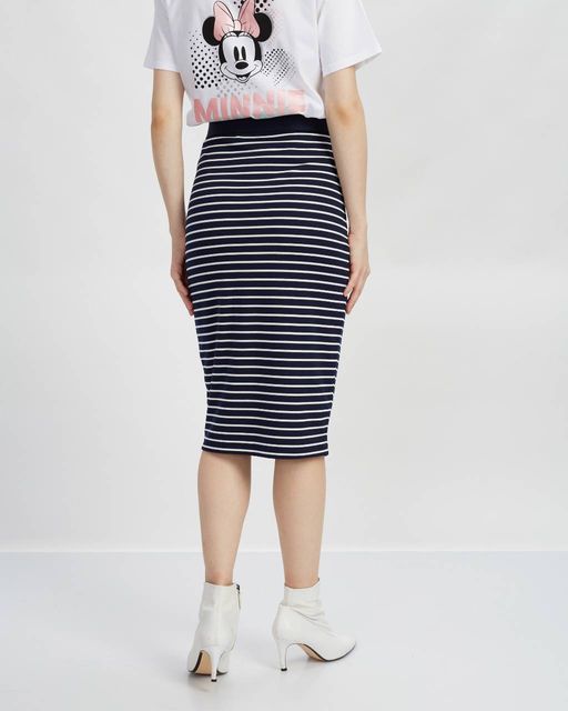 Юбка-миди в полоску - Incity фото 3