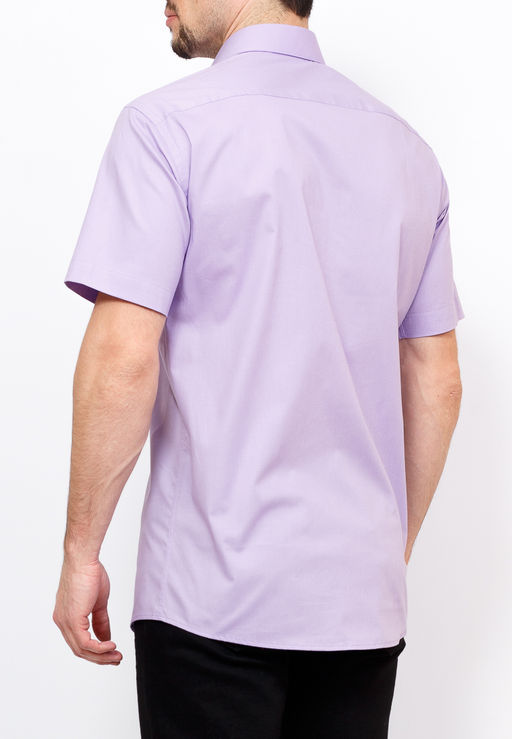 Сорочка мужская короткий рукав GREG 720/107/3823/Z STRETCH  фото 7