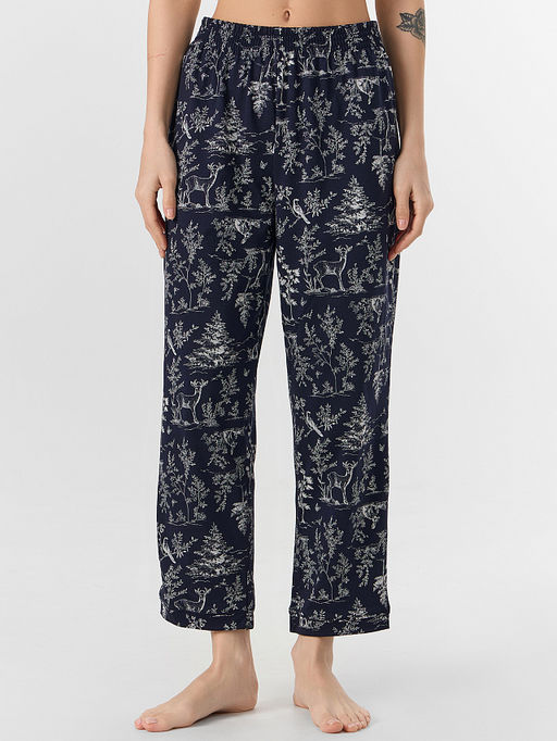 Комплект домашний женский синий с узором - Mark formelle фото 5