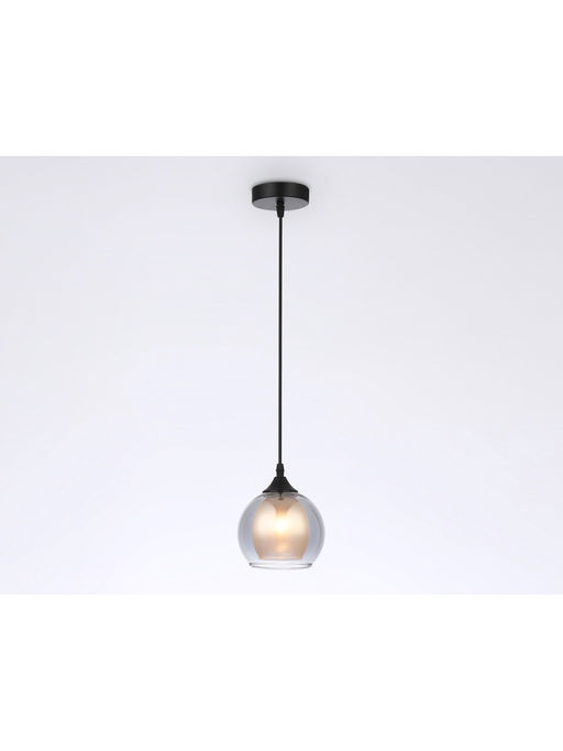 Светильник подвесной TR3539, 1хE27, 40 Вт, 80×13 см, чёрный