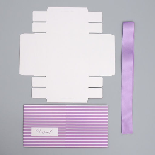 Цена за 2 шт. Коробка подарочная складная, упаковка, «Present», 15 х 15 х 15 см