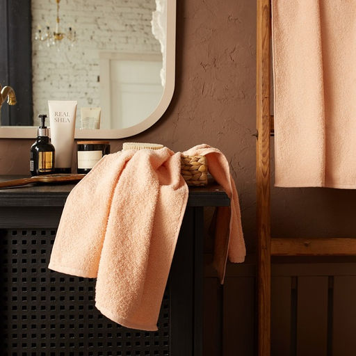 Полотенце махровое Экономь и Я 70х140 см, цвет персиковый мокко, 100% хлопок, 350 гр/м2  фото 14