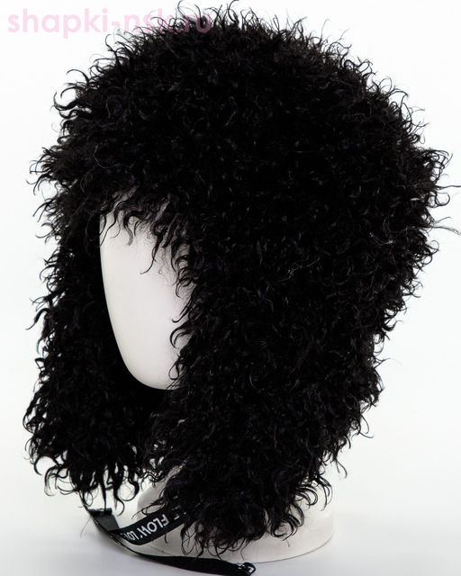 Лама экомех козлик Ушанка женская флис (56-57)