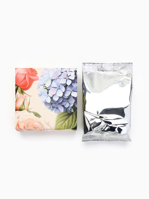 Подарочный набор Цветочный, чай, кофе молотый, сладости - Фабрика счастья фото 7