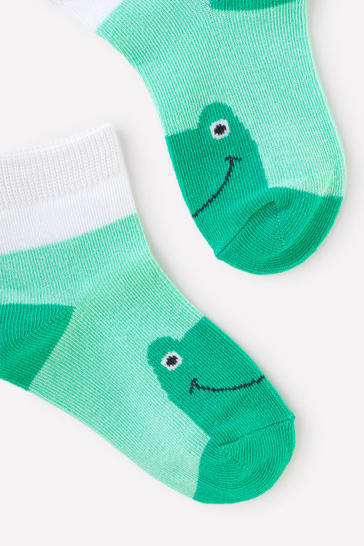 CROCKID СТОК! Носки. Цвет: белый, зеленый  фото 3