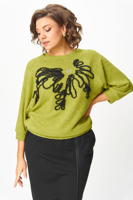 Костюм Michel Chic 1407 салатовый, черный