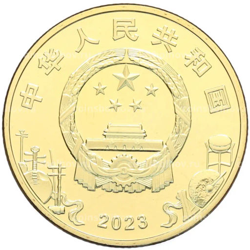 Монета 5 юаней 2023 года Китай Пекинская опера