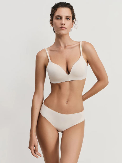 Бюстгальтер без косточек из микрофибры / Zarina