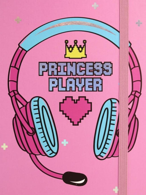 Блокнот (А5) "Princess player", pink (14.5*21)