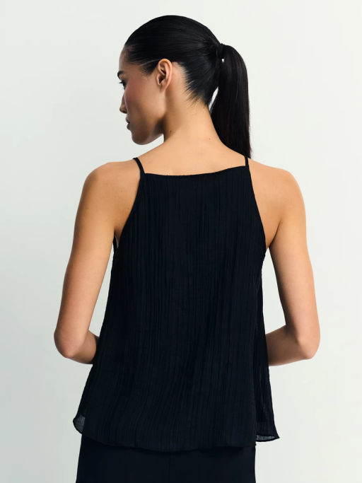 Блуза из тенселя с цветком / Zarina