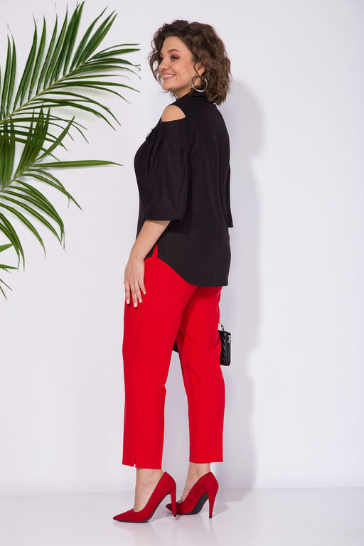 Блуза Liliana 1280-Р черный  фото 4