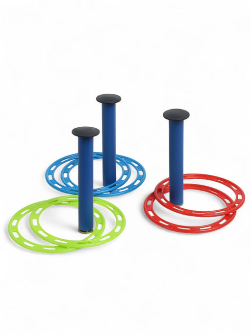 Кольцеброс уличный, 3 стойки, 6 колец, цвет МИКС - Simaland фото 5