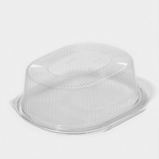 Цена за 420 шт. Контейнер одноразовый с неразъёмной крышкой, РКС, 750 мл, пластик, 17.6×14.7×6.4 см, прозрачный