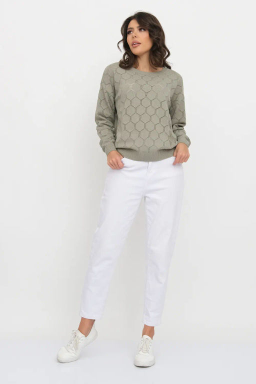 Джемпер М 3083/полынь