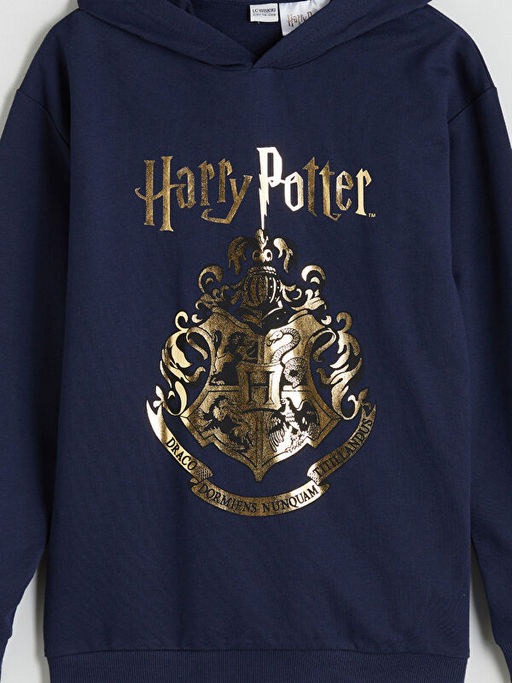 Kap??onlu Harry Potter Bask?l? Erkek ?ocuk Sweatshirt