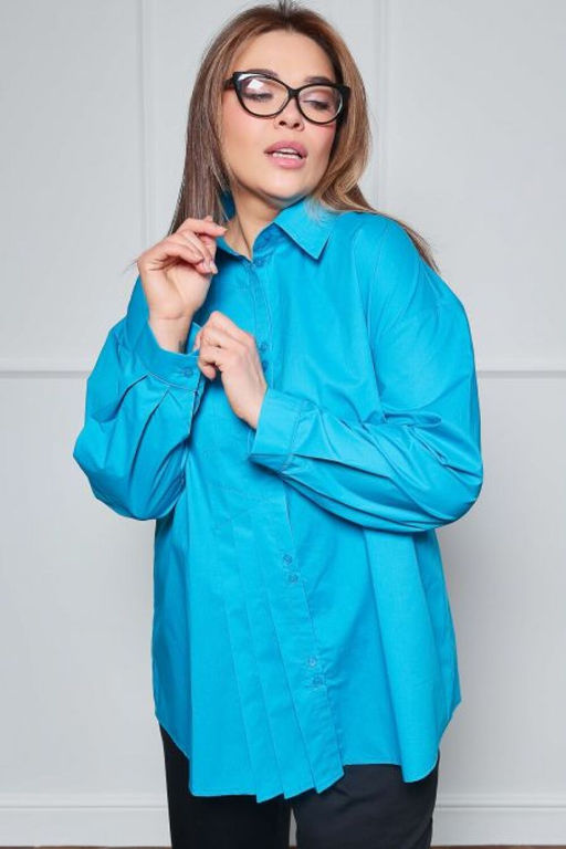 Рубашка Luxury Moda 1408 бирюзовый