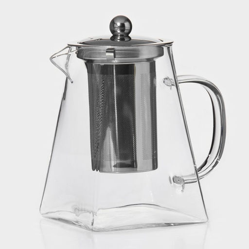 Заварочный чайник Magistro Дарси, 950 мл, металлическое сито, стекло