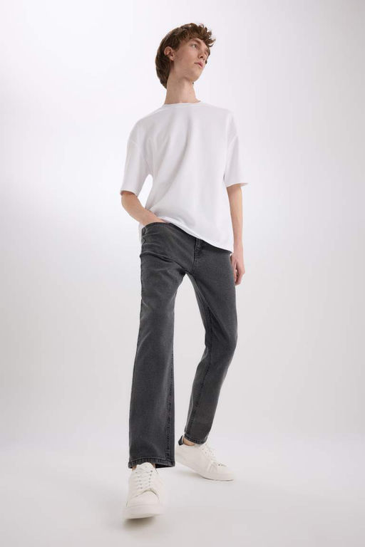 Sergio Regular Fit Normal Kal?p Normal Bel Boru Paca Jean Pantolon - Defacto фото 3