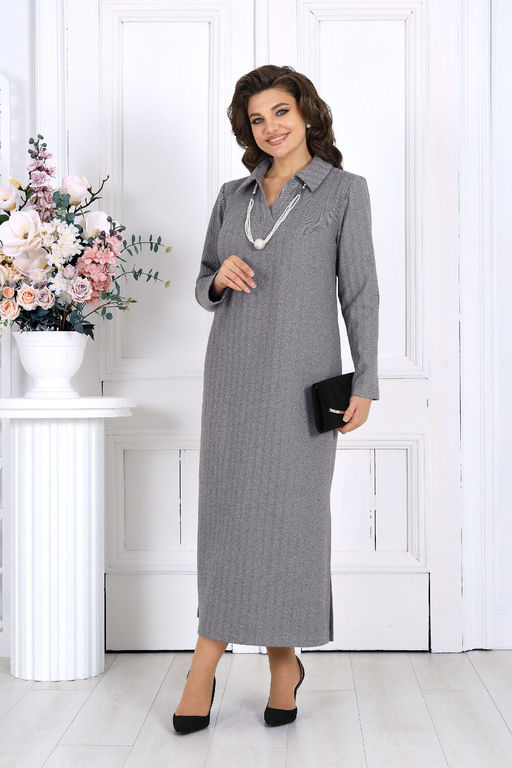 Платье Ninele 6009-Р светло-серый