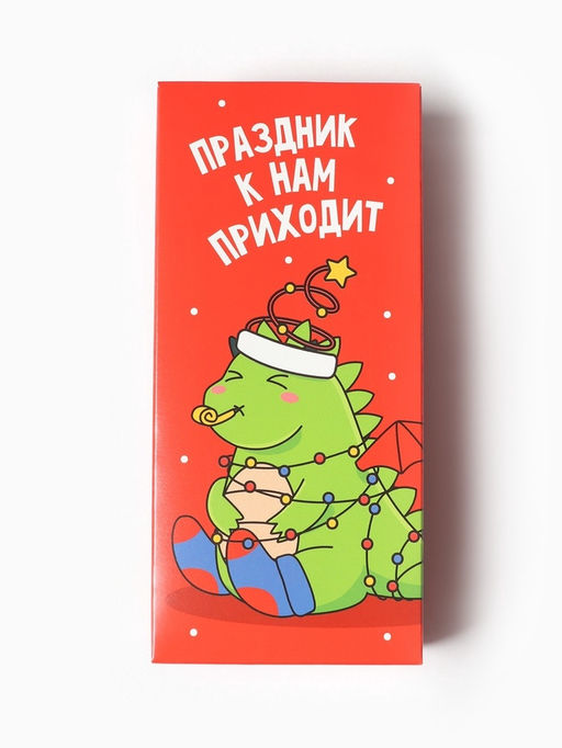 Носки женские новогодние набор 5 пар KAFTAN Праздник к нам приходит, размер 36-39 (23-25 см)  фото 2