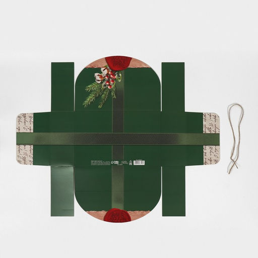 Коробка сборная Новогодняя посылка, 28 х 18 х 8 см - Дарите счастье фото 8